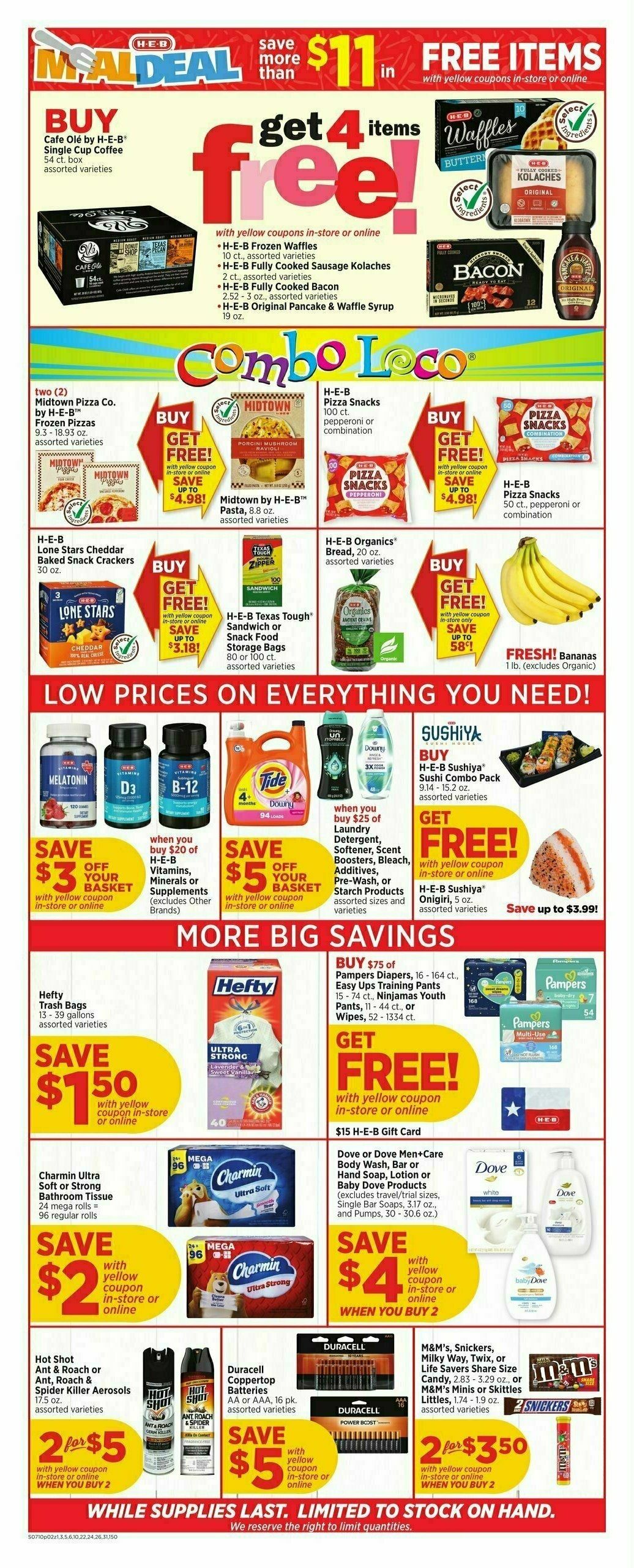 H-E-B Weekly Ad from July 10