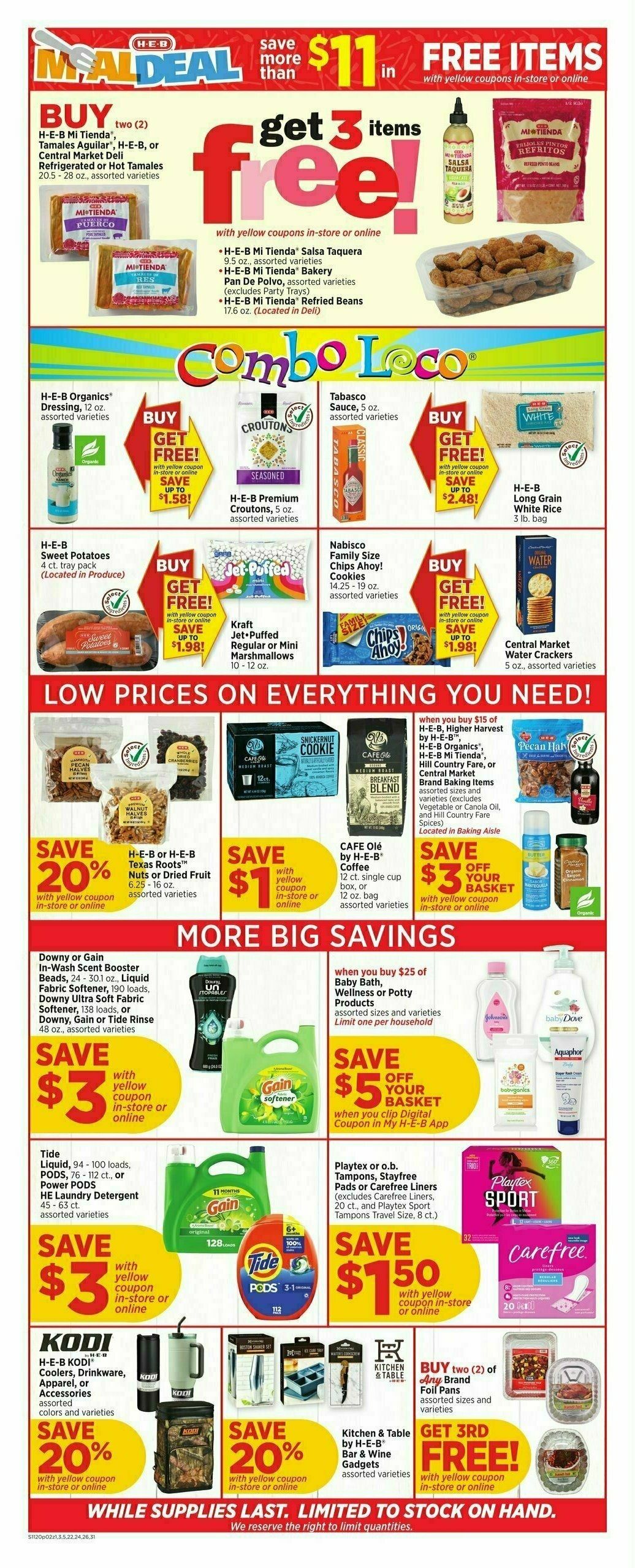 H-E-B Weekly Ad from November 20