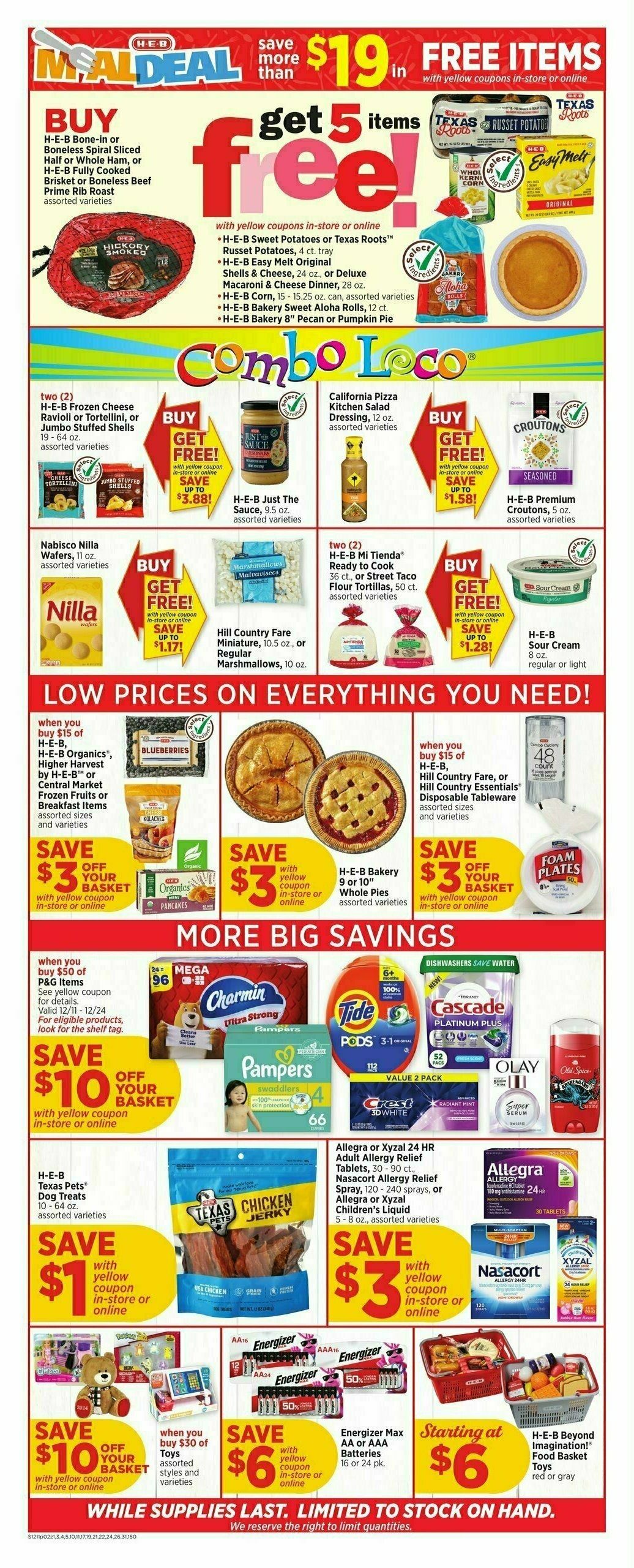 H-E-B Weekly Ad from December 11