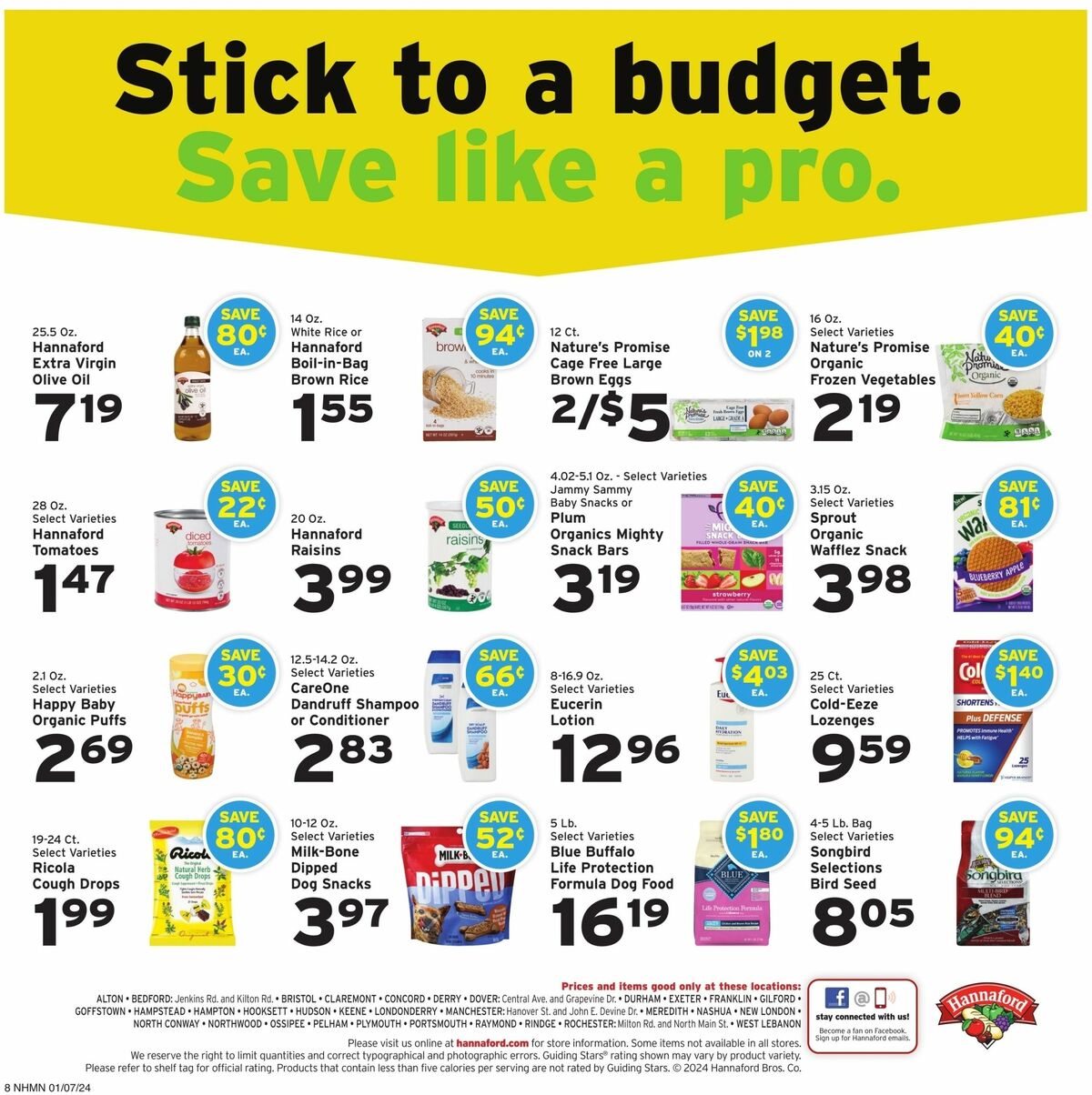 Hannaford Weekly Ad from January 7