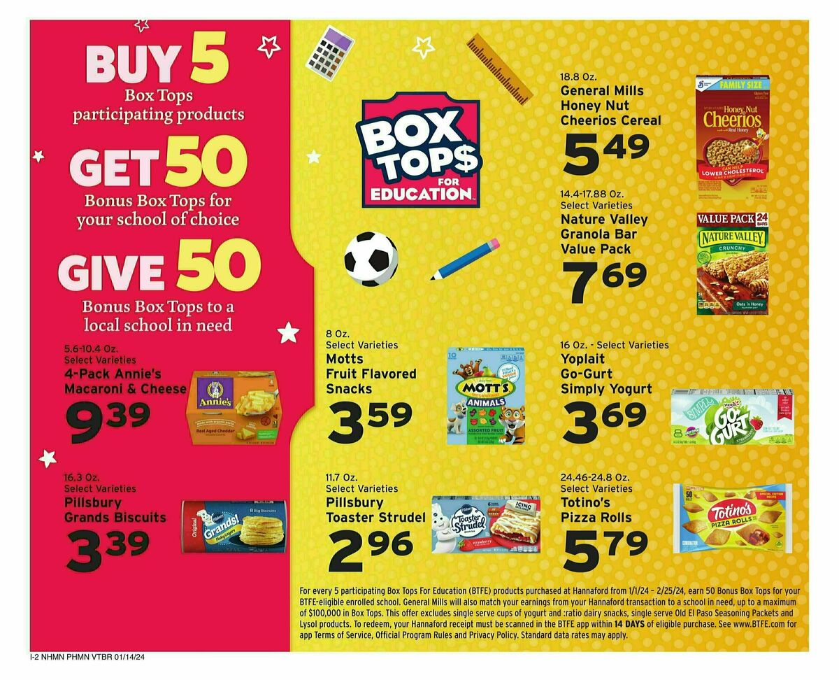 Hannaford Weekly Ad from January 14