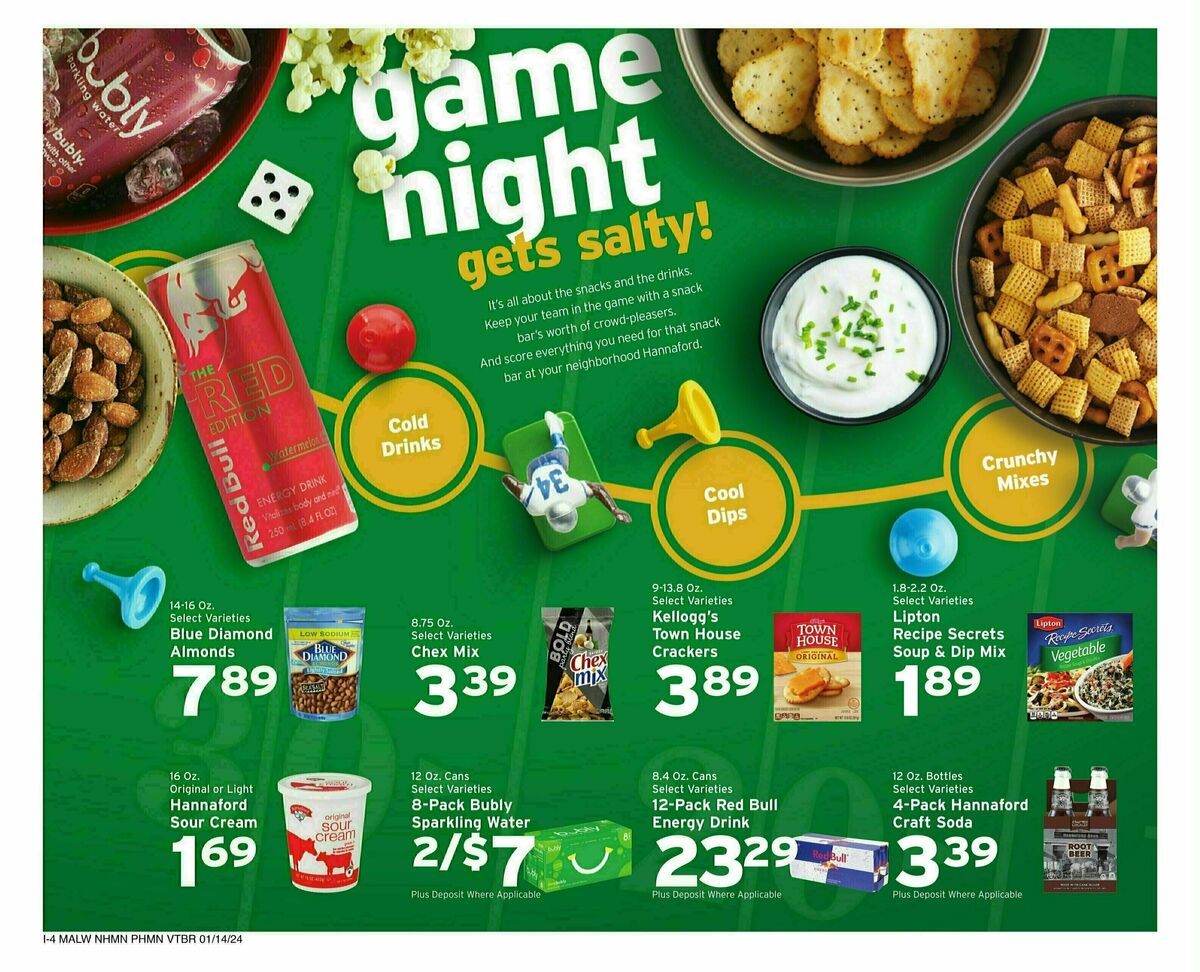 Hannaford Weekly Ad from January 14