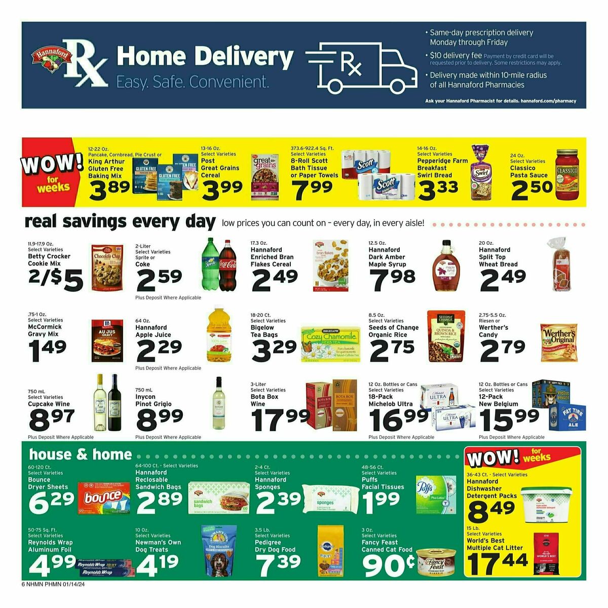 Hannaford Weekly Ad from January 14