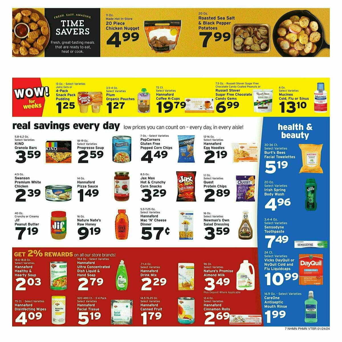 Hannaford Weekly Ad from January 14