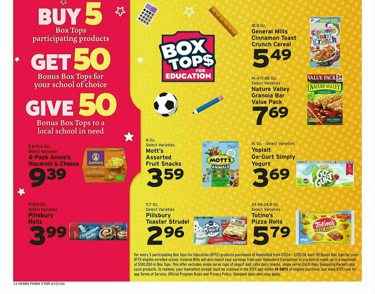 Hannaford Weekly Ad from January 21