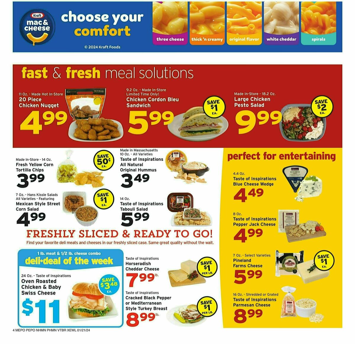 Hannaford Weekly Ad from January 21