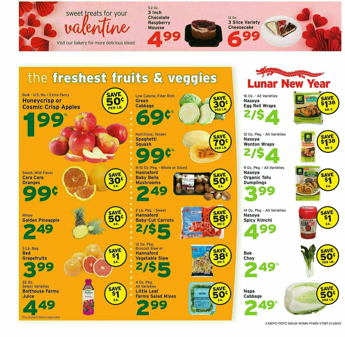 Hannaford Weekly Ad from January 28