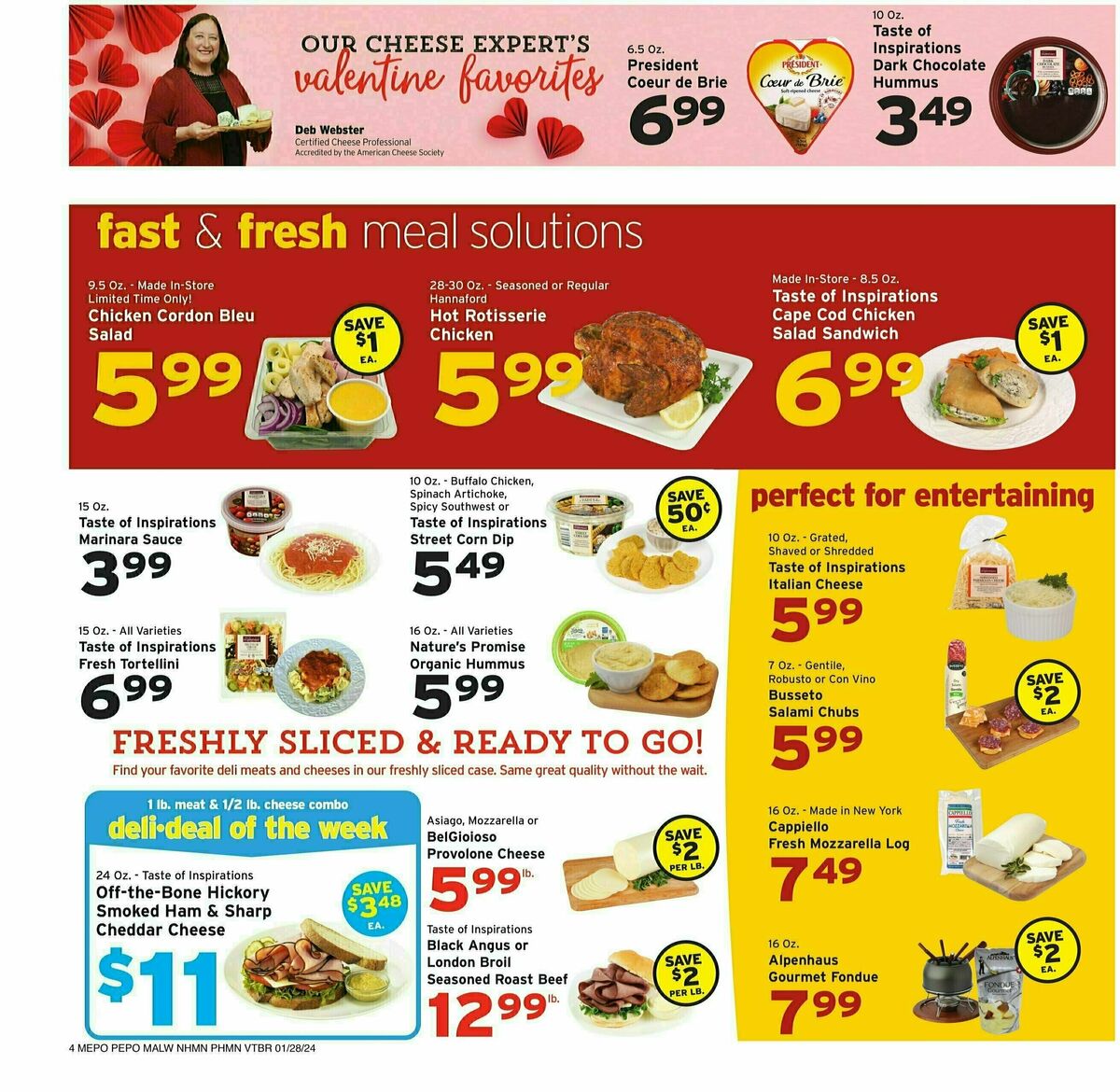 Hannaford Weekly Ad from January 28