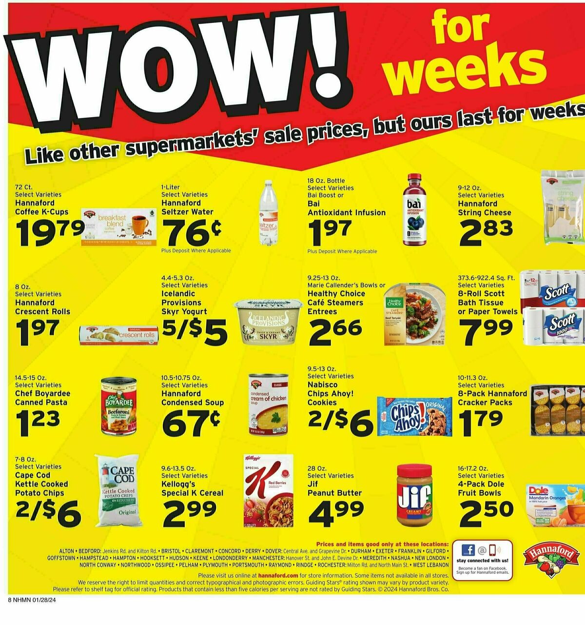 Hannaford Weekly Ad from January 28