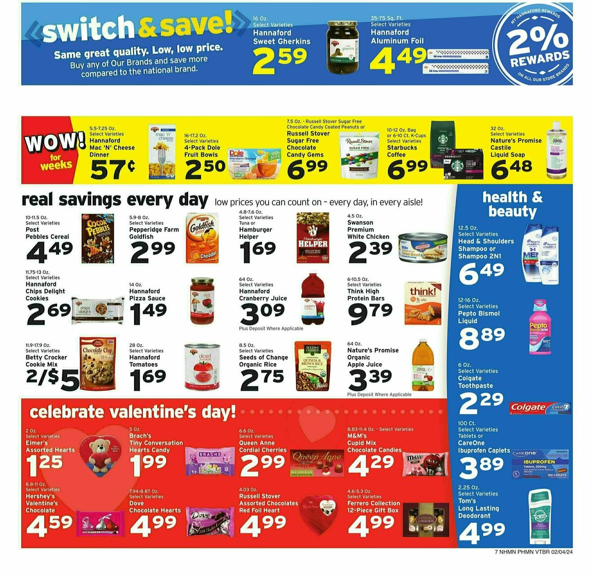 Hannaford Weekly Ad from February 4