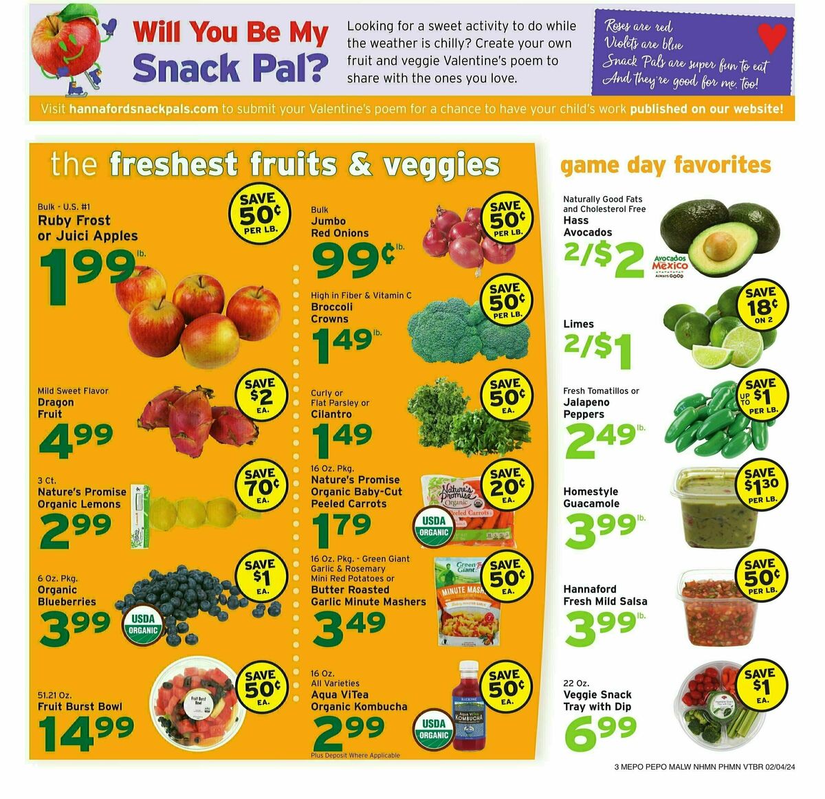 Hannaford Weekly Ad from February 4