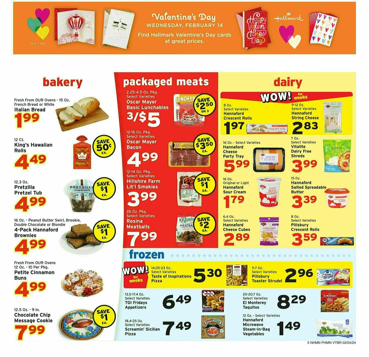 Hannaford Weekly Ad from February 4