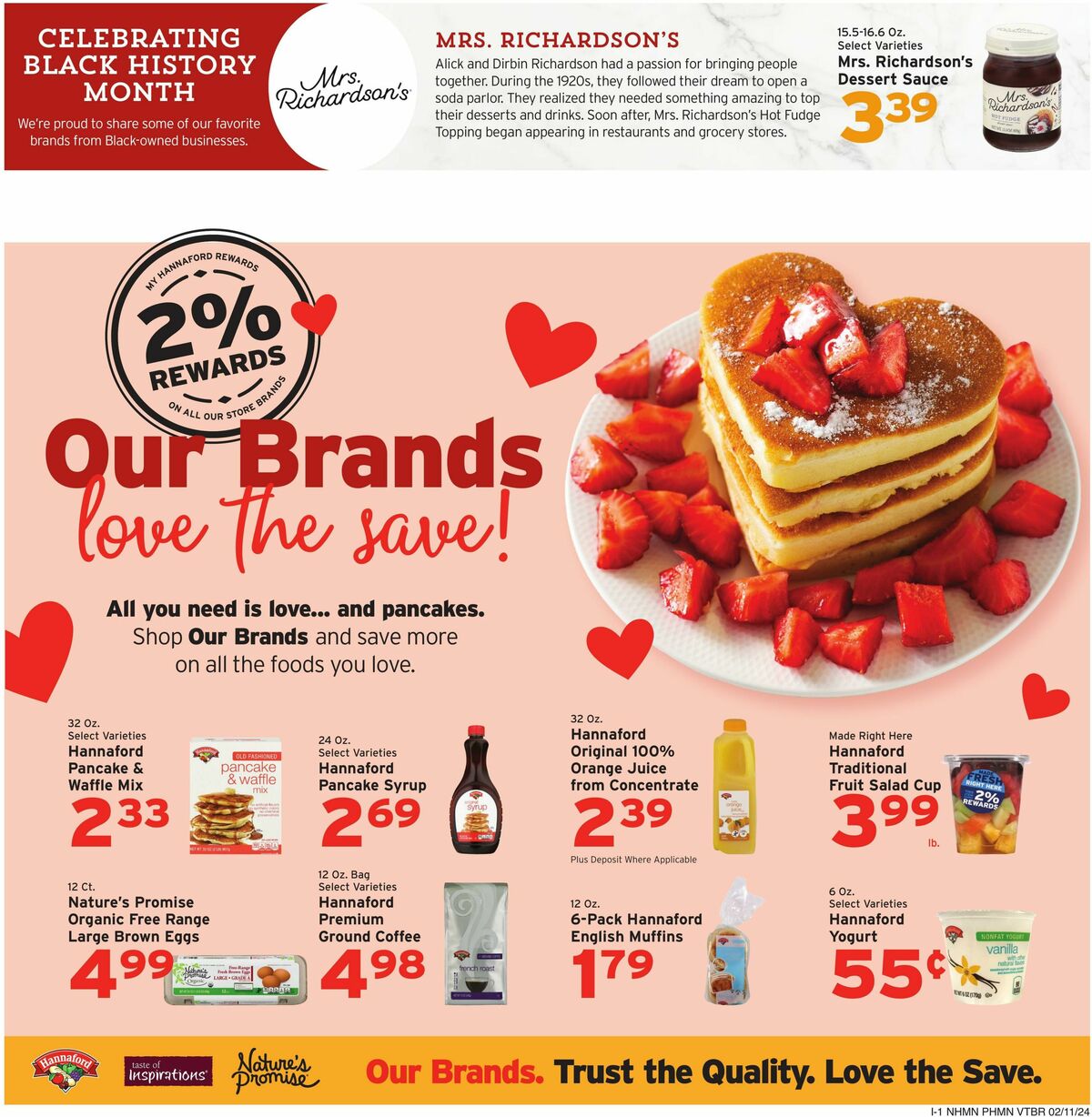 Hannaford Weekly Ad from February 11