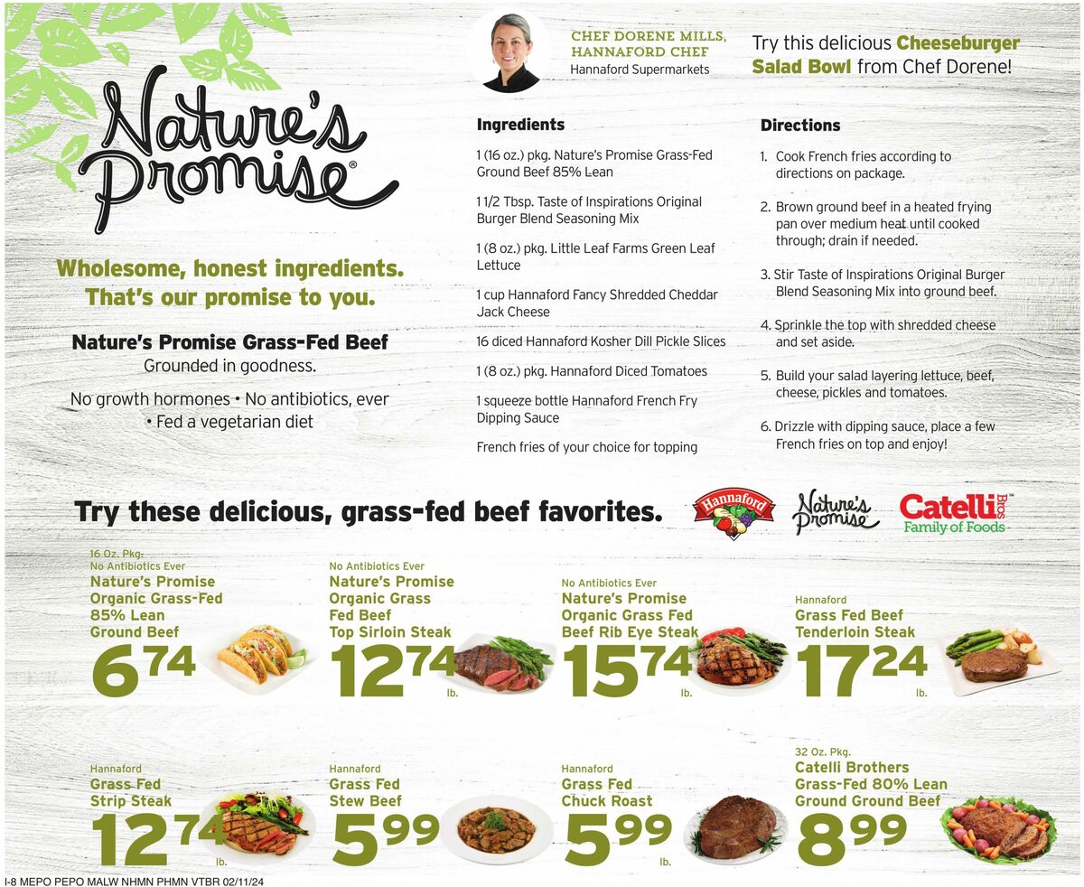 Hannaford Weekly Ad from February 11