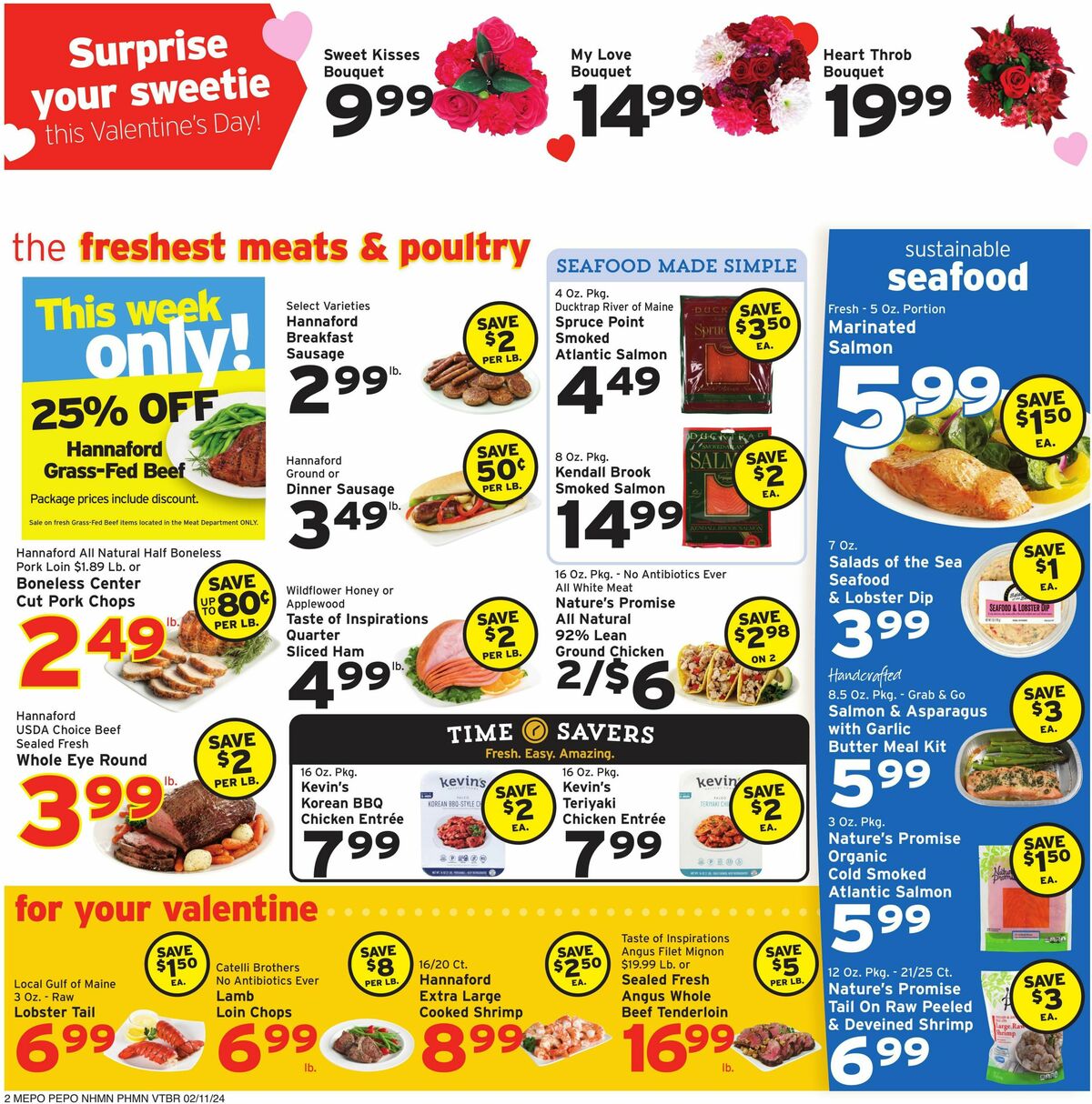 Hannaford Weekly Ad from February 11