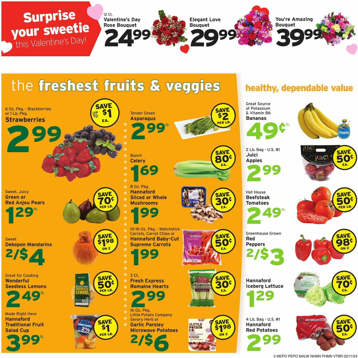 Hannaford Weekly Ad from February 11