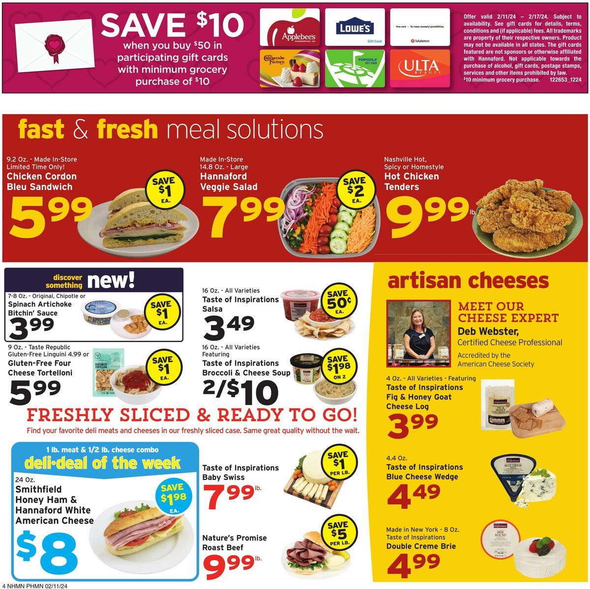 Hannaford Weekly Ad from February 11