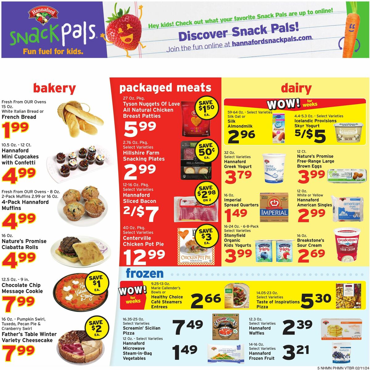 Hannaford Weekly Ad from February 11