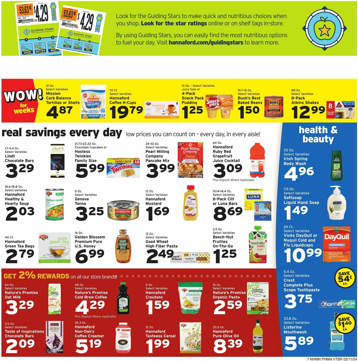 Hannaford Weekly Ad from February 11