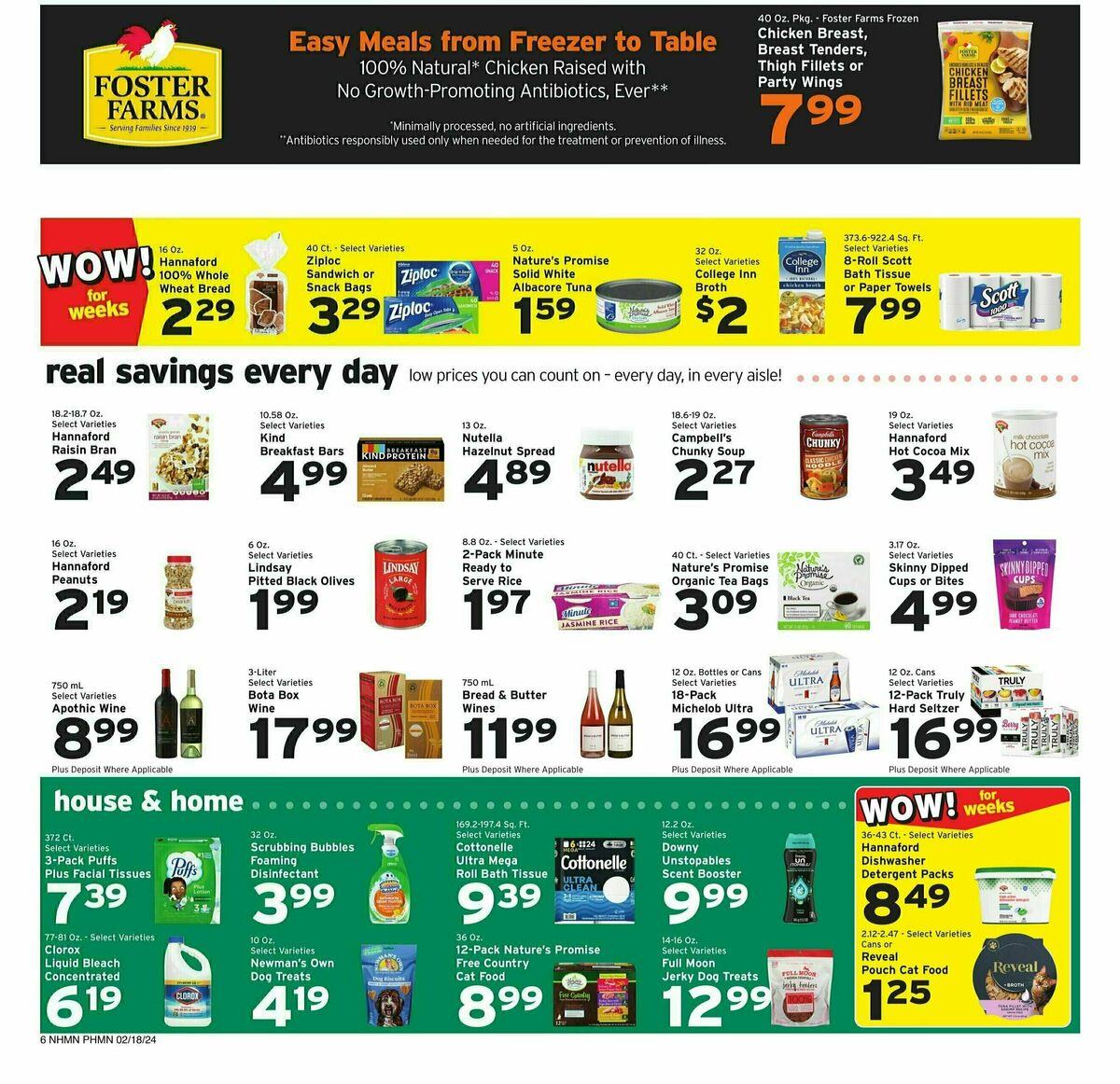 Hannaford Weekly Ad from February 18