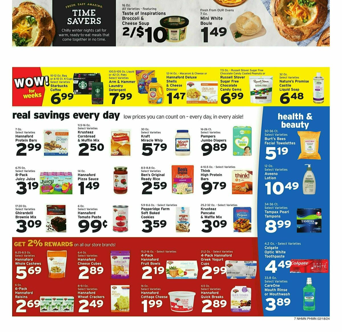 Hannaford Weekly Ad from February 18