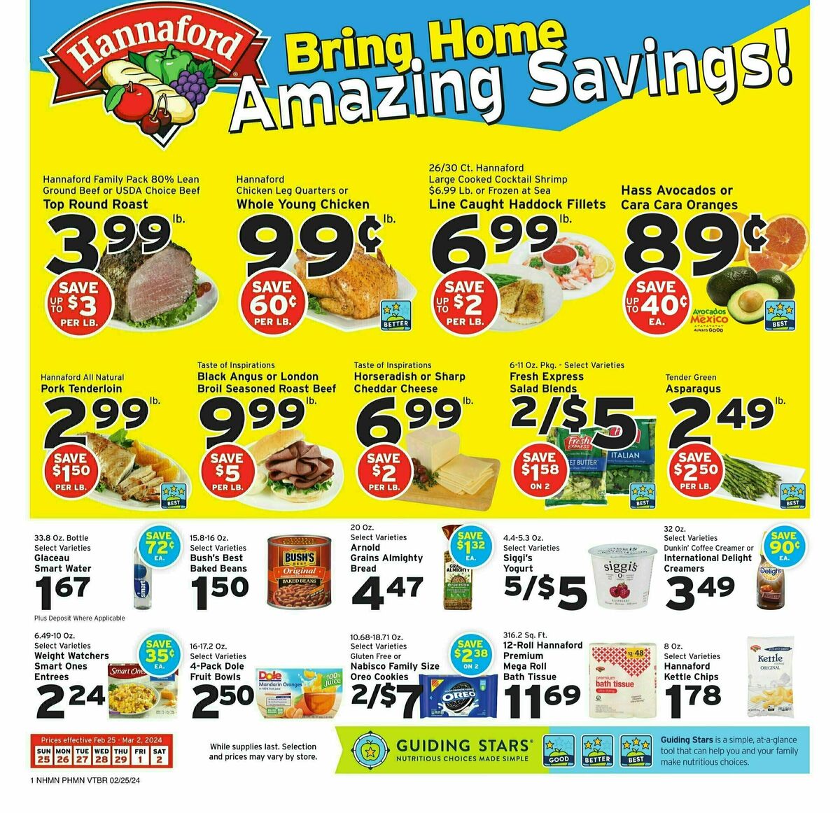 Hannaford Weekly Ad from February 25