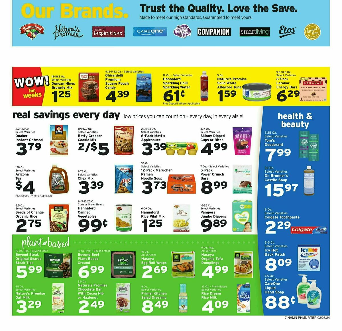 Hannaford Weekly Ad from February 25