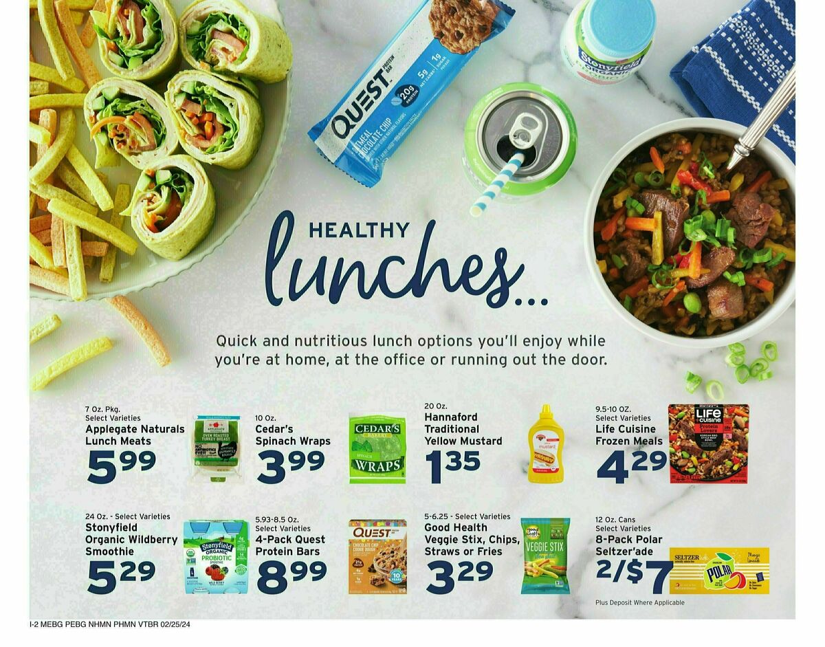 Hannaford Weekly Ad from February 25