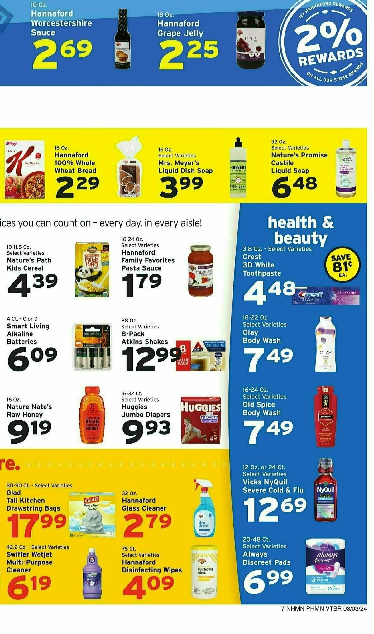 Hannaford Weekly Ad from March 3