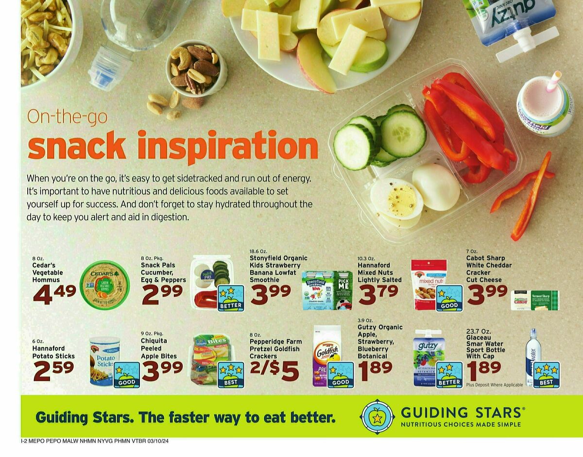 Hannaford Weekly Ad from March 10