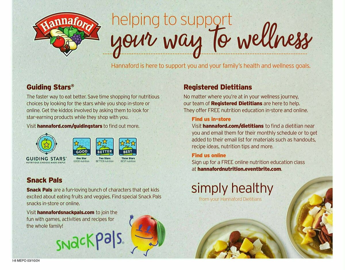 Hannaford Weekly Ad from March 10