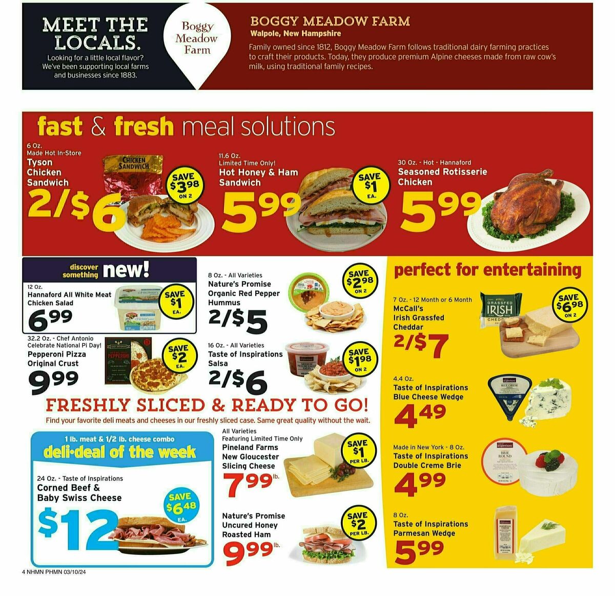 Hannaford Weekly Ad from March 10