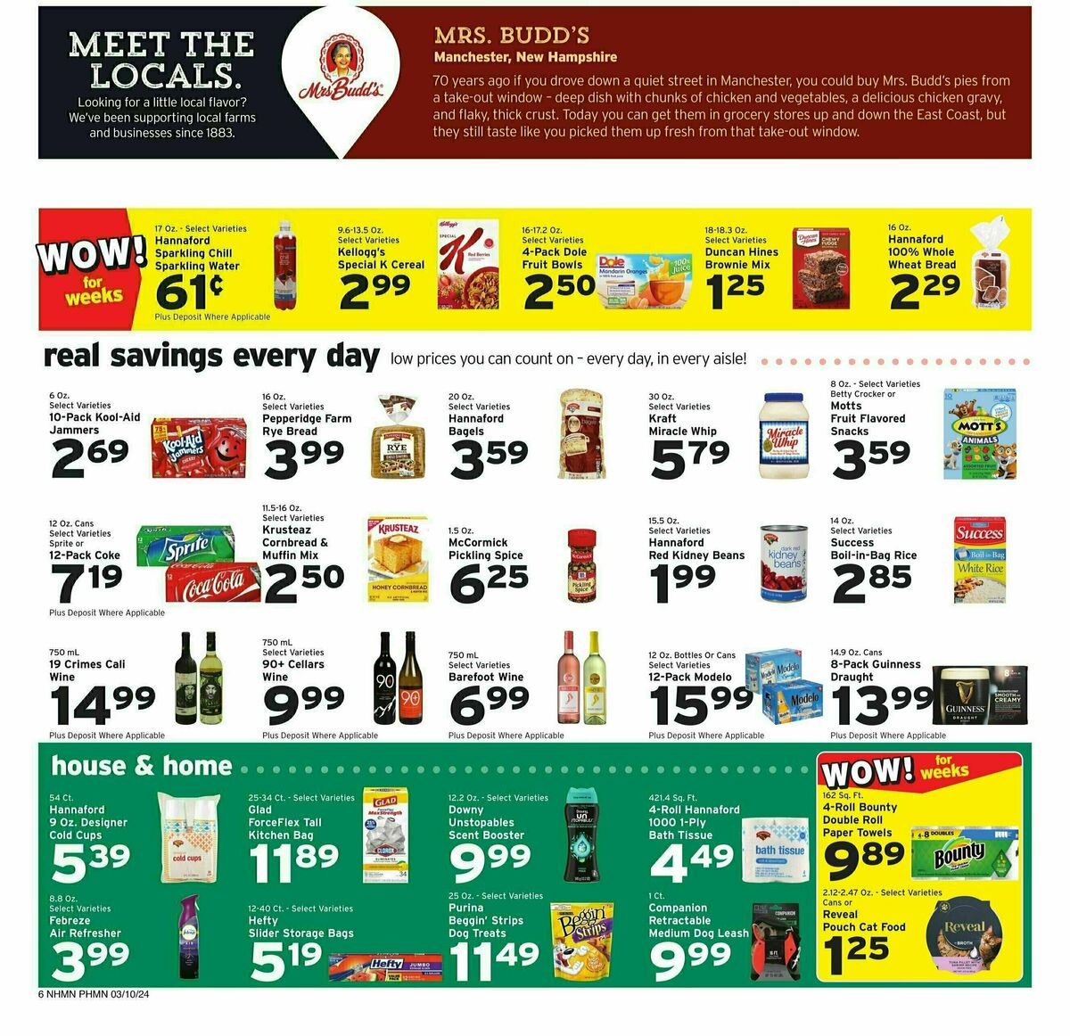 Hannaford Weekly Ad from March 10