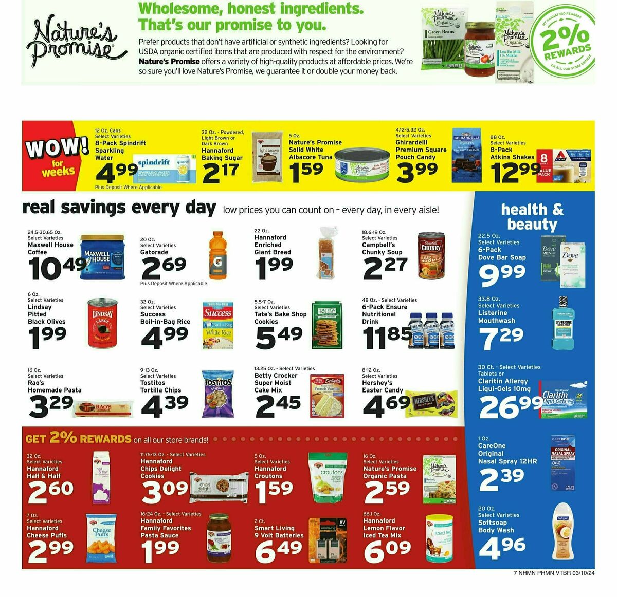 Hannaford Weekly Ad from March 10