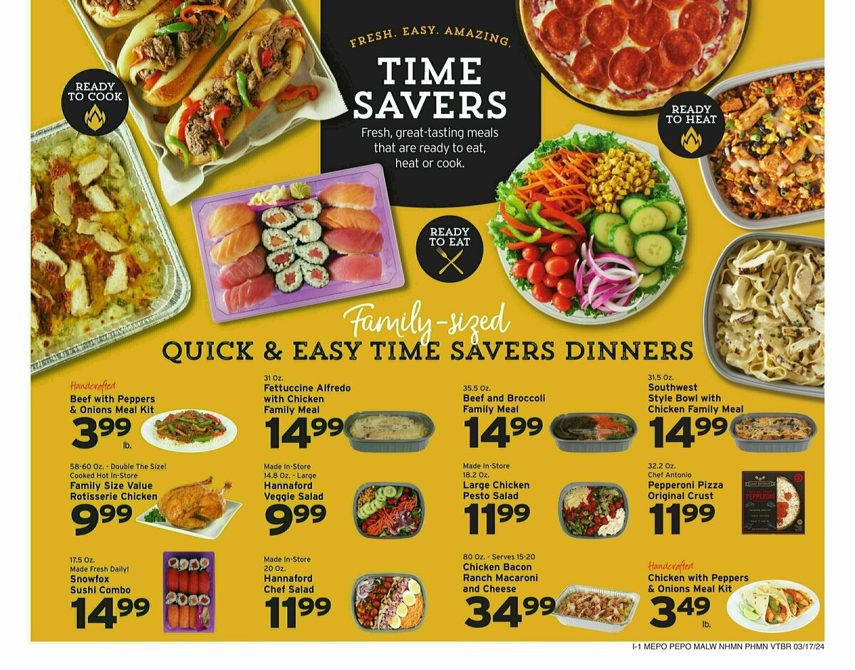 Hannaford Weekly Ad from March 17