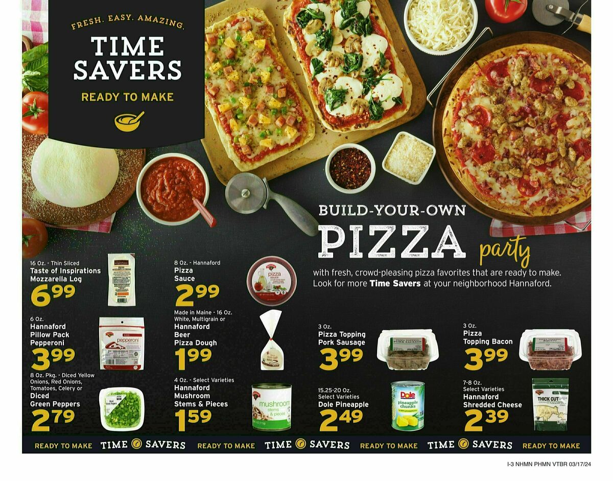 Hannaford Weekly Ad from March 17