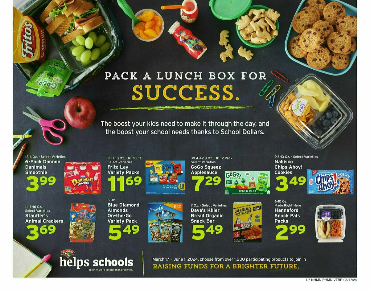 Hannaford Weekly Ad from March 17