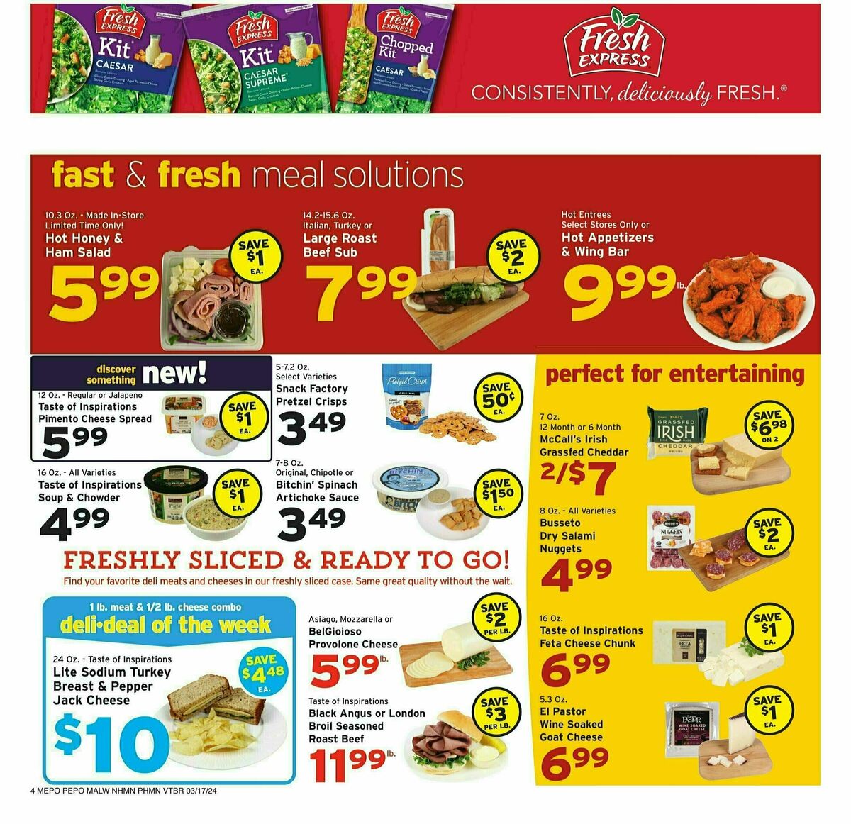 Hannaford Weekly Ad from March 17