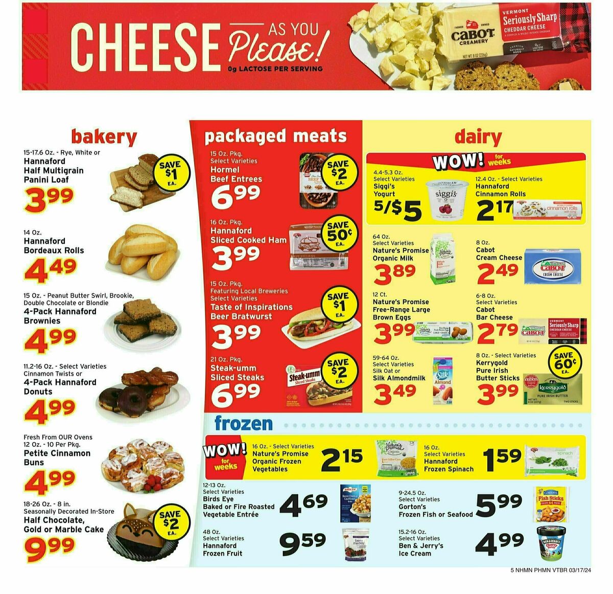 Hannaford Weekly Ad from March 17