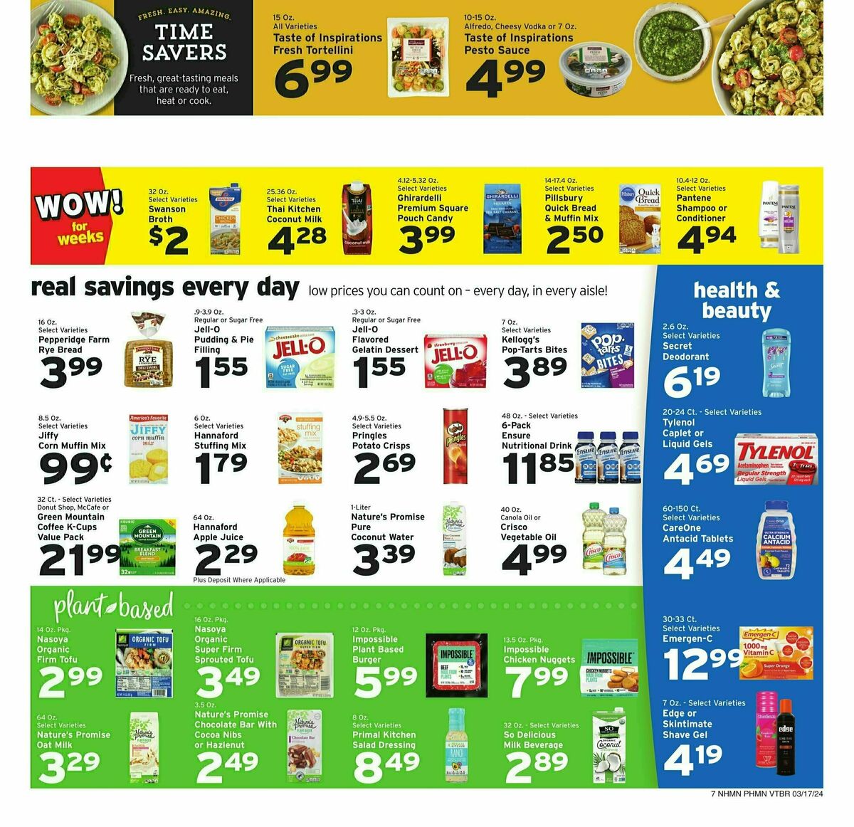 Hannaford Weekly Ad from March 17