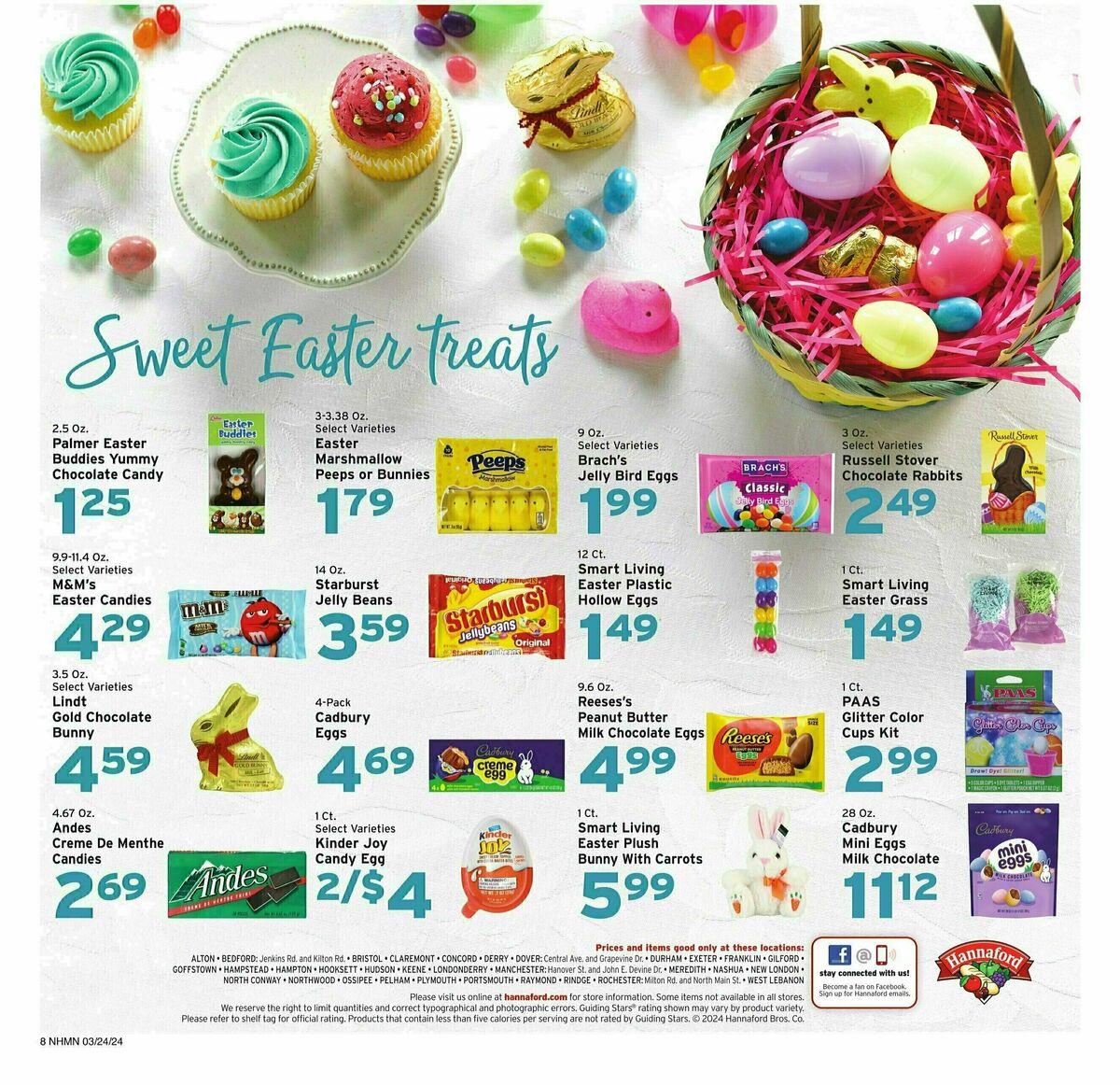 Hannaford Weekly Ad from March 24