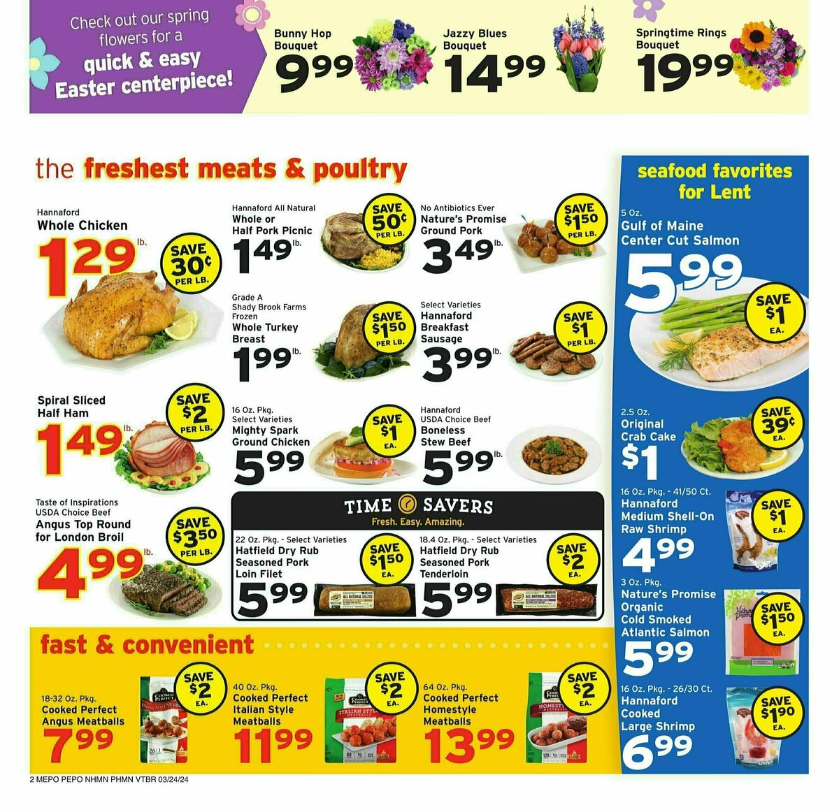 Hannaford Weekly Ad from March 24