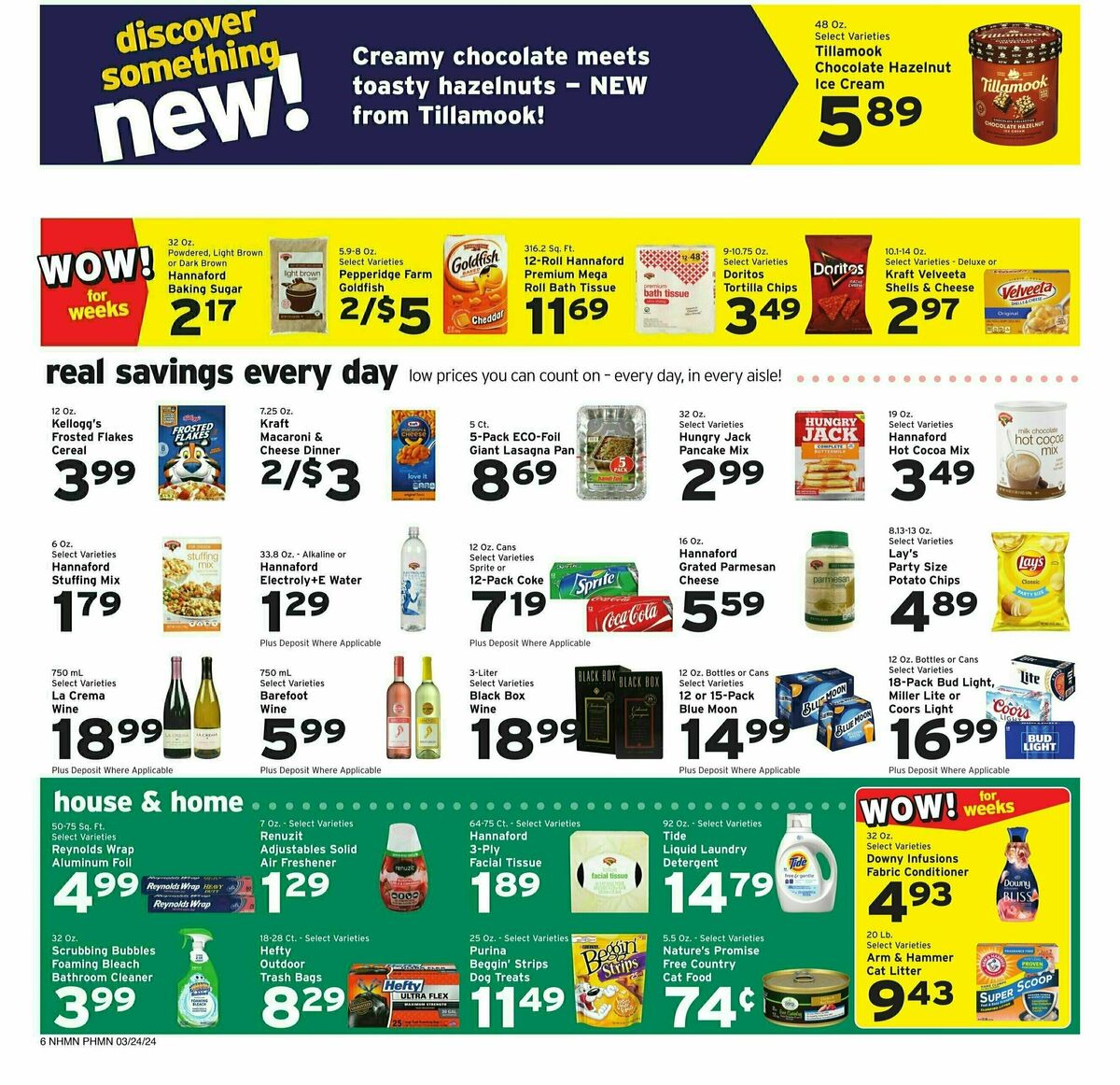 Hannaford Weekly Ad from March 24