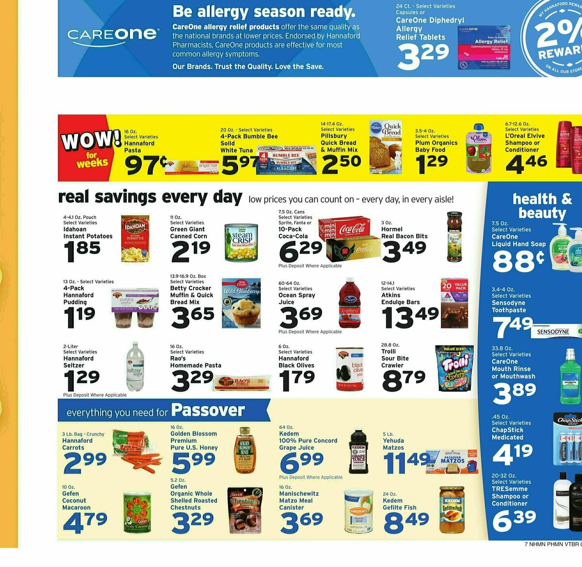 Hannaford Weekly Ad from March 31