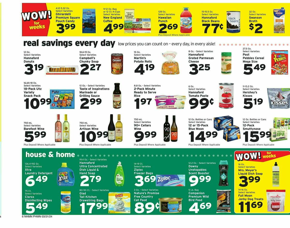 Hannaford Weekly Ad from March 31