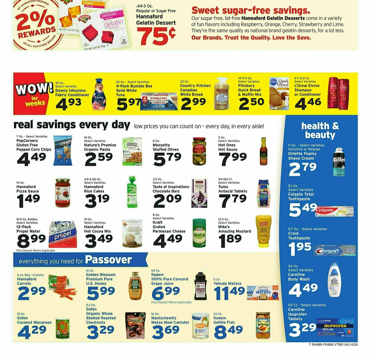 Hannaford Weekly Ad from April 14