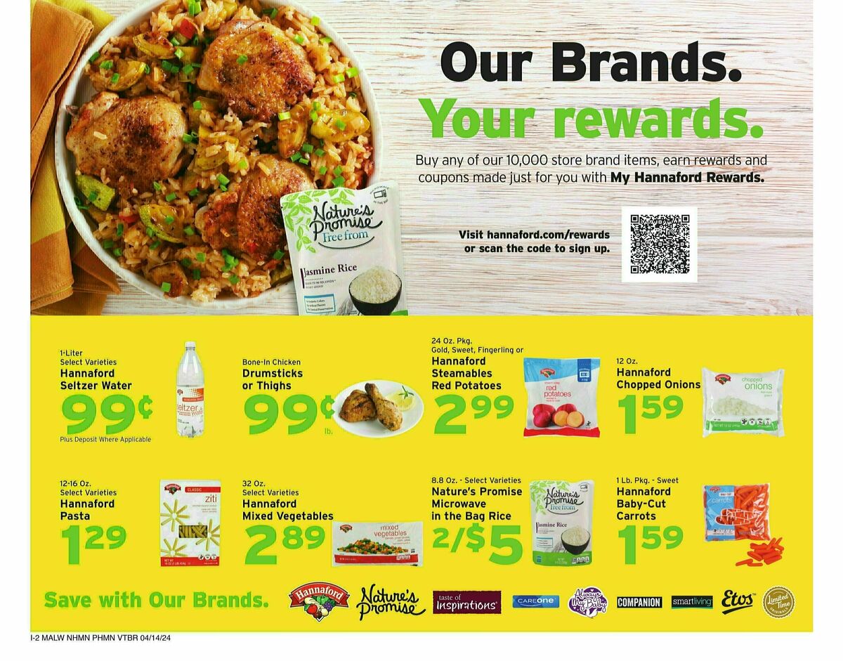 Hannaford Weekly Ad from April 14