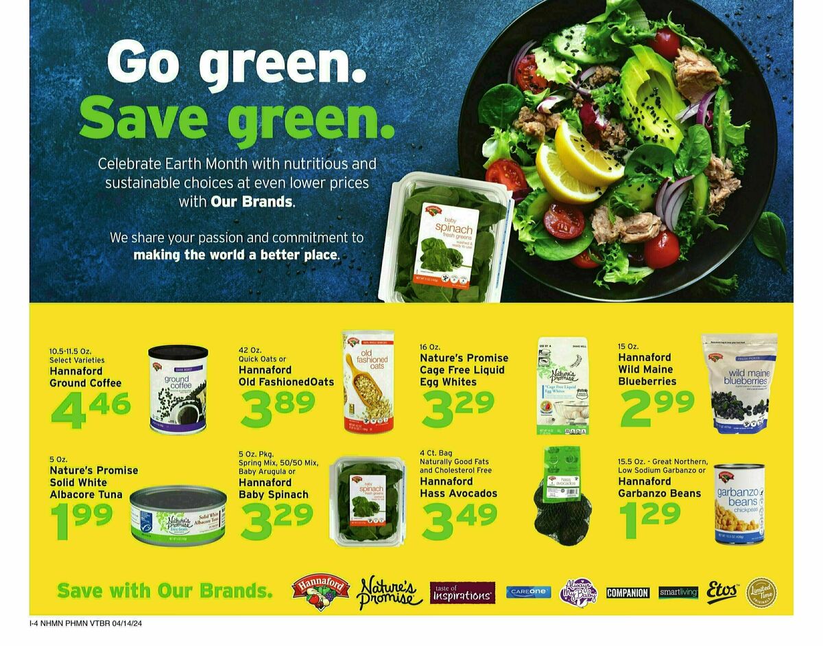 Hannaford Weekly Ad from April 14