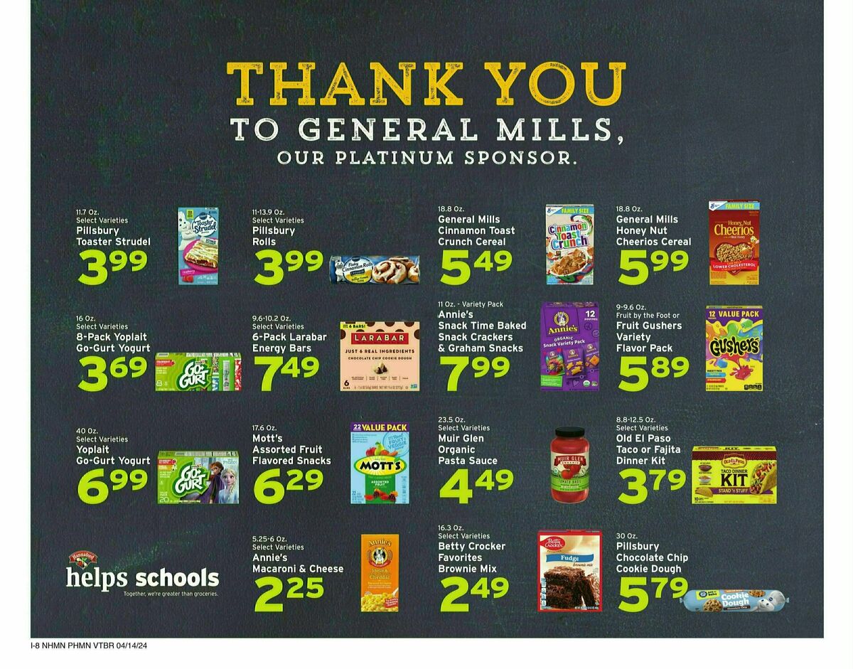 Hannaford Weekly Ad from April 14