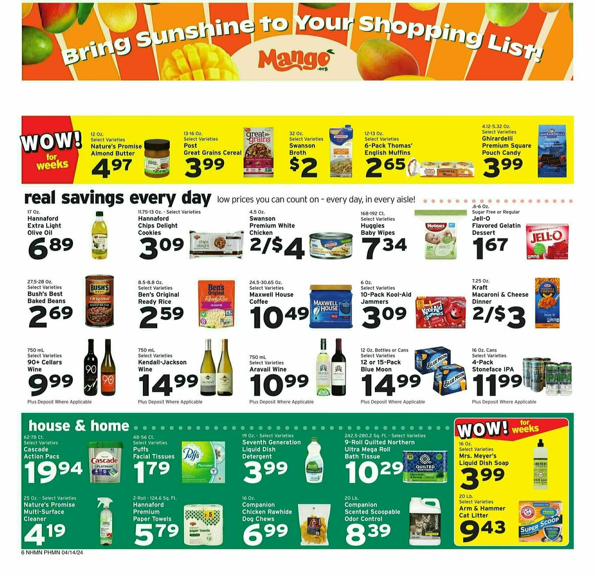 Hannaford Weekly Ad from April 14